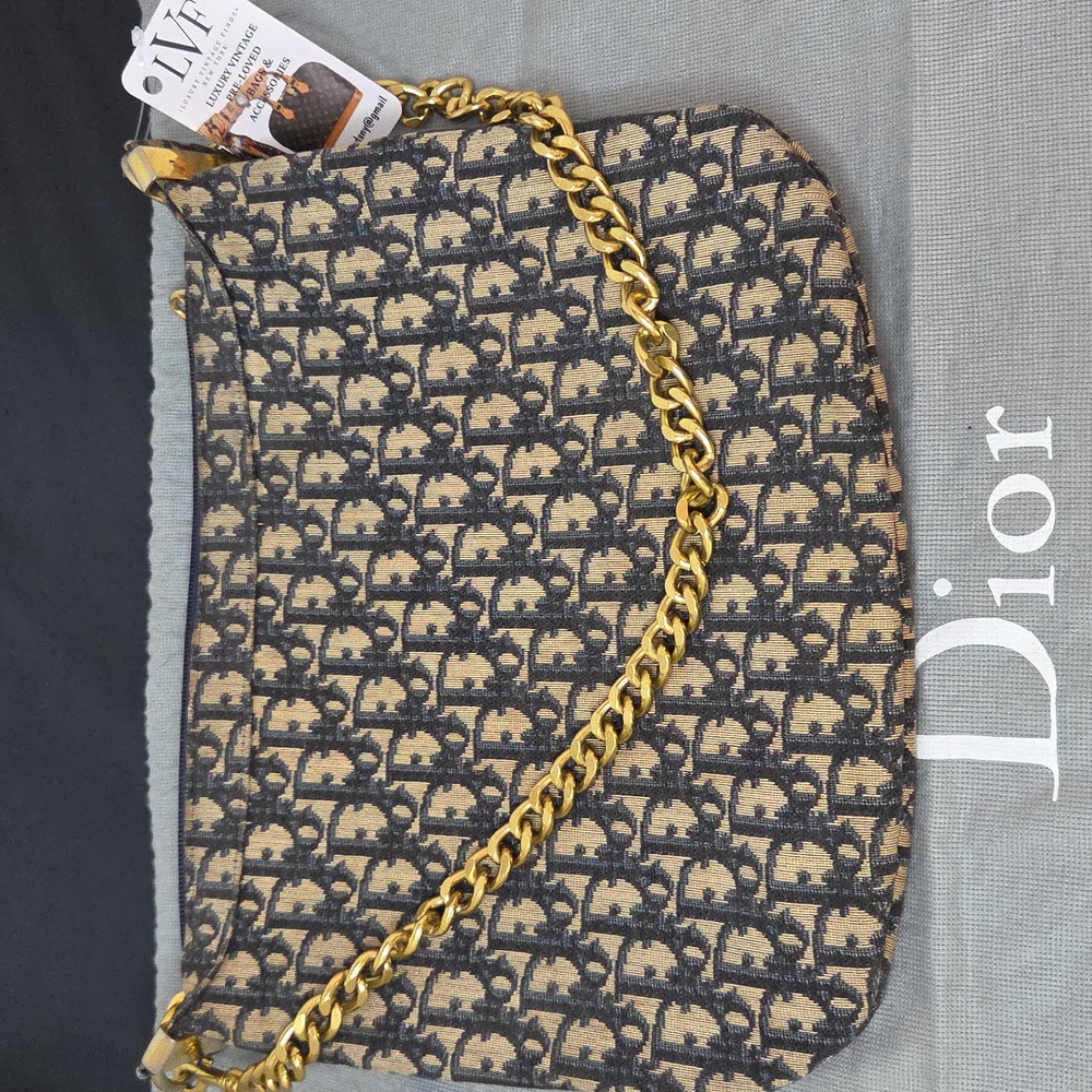 Dior Vintgae 1970s Trotter shoulder bag Rare Iconic style not often seen - Picture 12 of 17